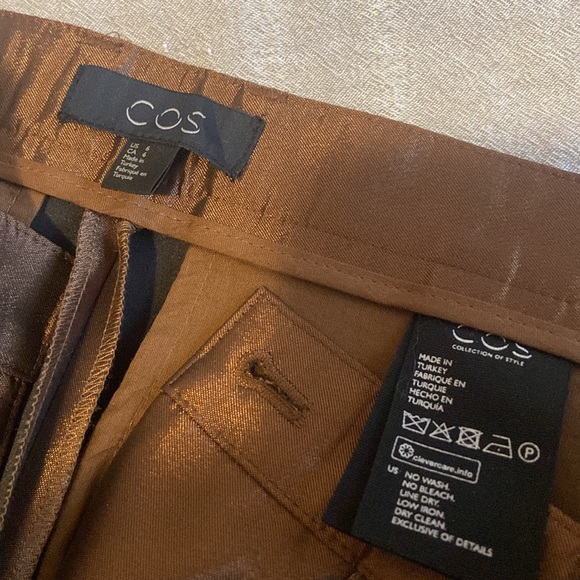 COS Metallic Tailored trousers 6 - Picture 5 of 11